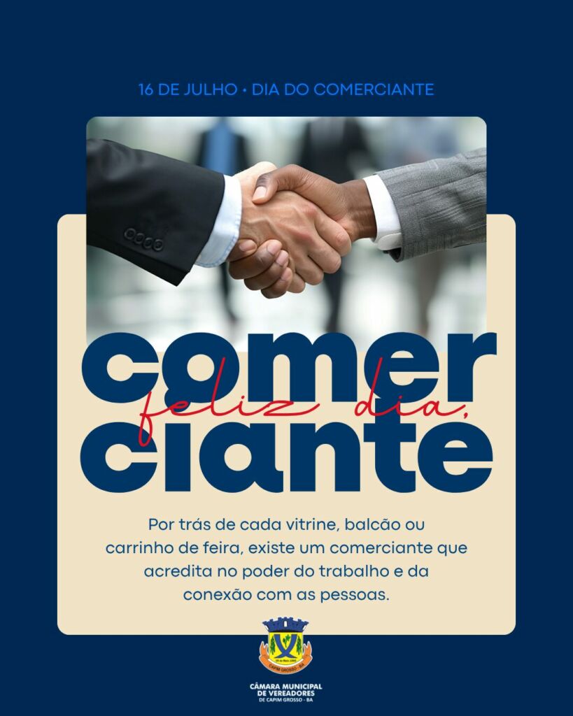 DIA DO COMERCIANTE