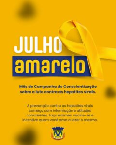 JULHO AMARELO CAPA JULHO AMARELO CAPA